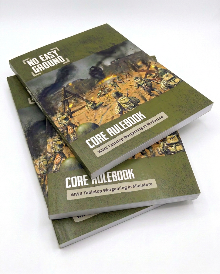Front cover of the No Easy Ground core rulebook